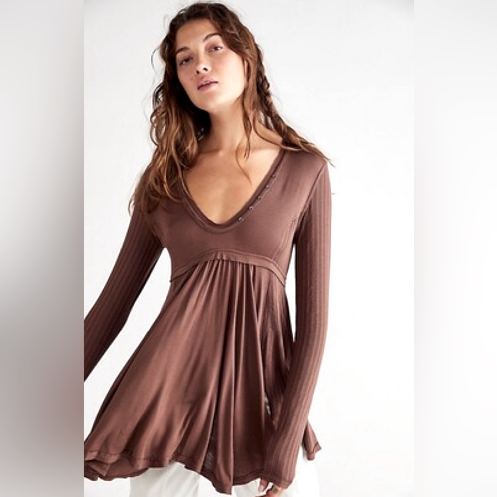 Free People Birdie Henley XS